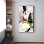 Абстрактная Скандинавская картина розового цвета брызг на холсте постер настенные художественные картины для гостиной спальни коридора современный декор