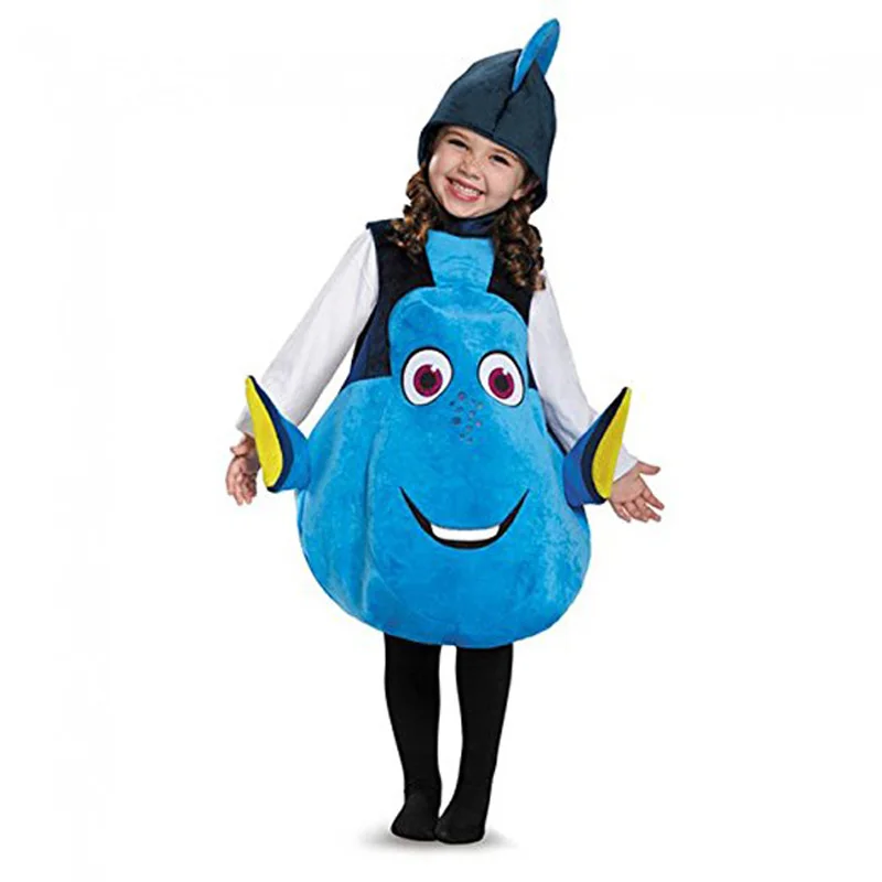 Child and Adult New Clown Fish Dori Costume Marine Animal Costumes Girls Women Ocean Halloween Party | Тематическая одежда и