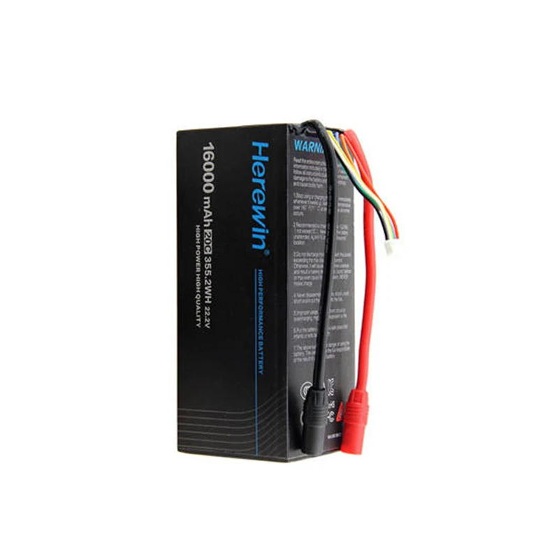 Herewin 16000mah батарея 22,2 v 20C вал батарея для защиты сельскохозяйственных растений БПЛА батарея