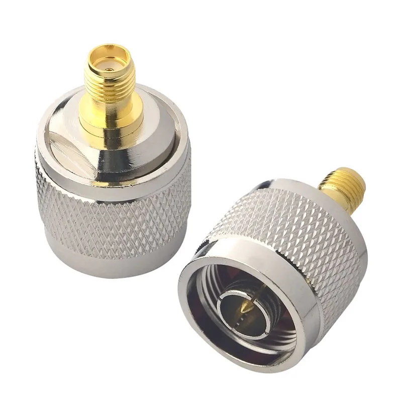 1 x 2PCS 2 шт. радиочастотный коаксиальный SMA UHF N BNC адаптер Комплект подключения SMA к N SMA к BNC UHF к N WiFi антенна удлинитель Разъем - Цвет: 1 x 2PCS