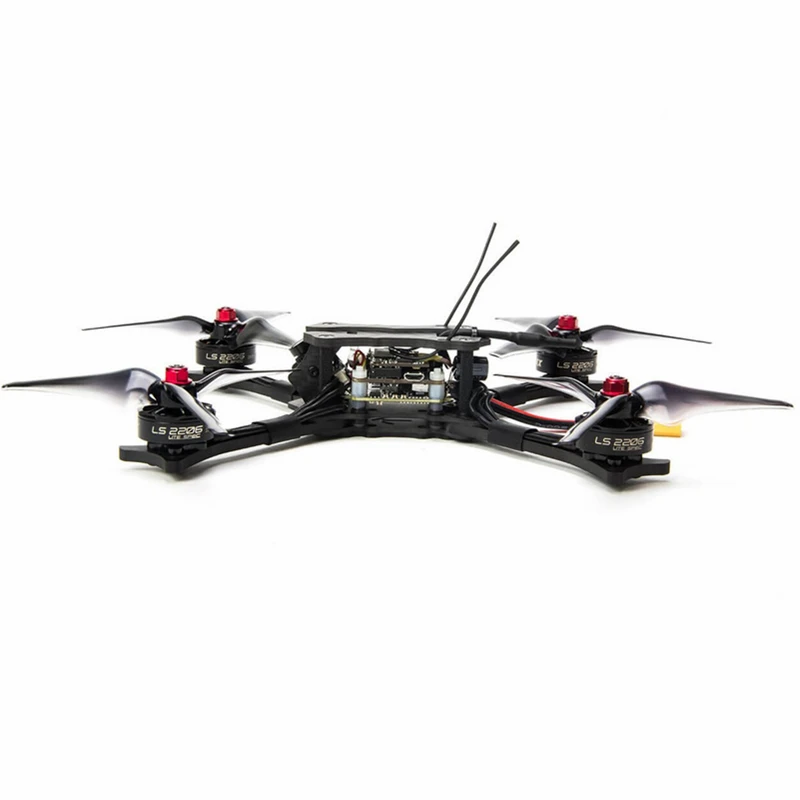 Гоночный Дрон Emax HAWK 5 FPV F4 OSD BLHeli_S 30A FrSky XM + RX Foxeer Arrow Micro V2 600TVL камера BNF DIY Multirotor|Детали