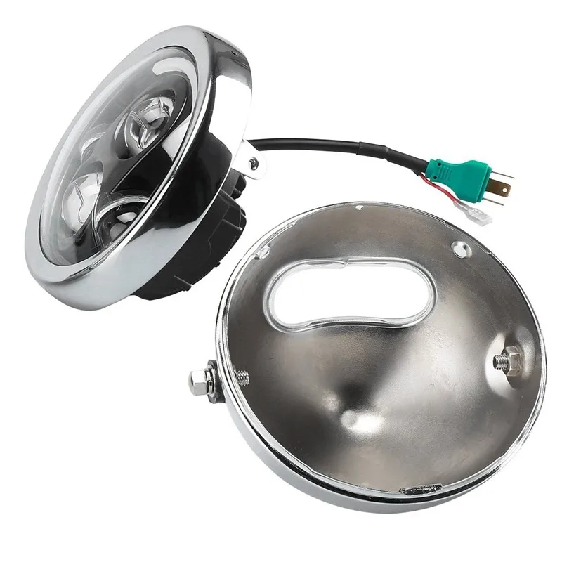 5 75 дюймов светодиодные фары корпус круглое ведро аксессуары для мотоциклов 5-3/4