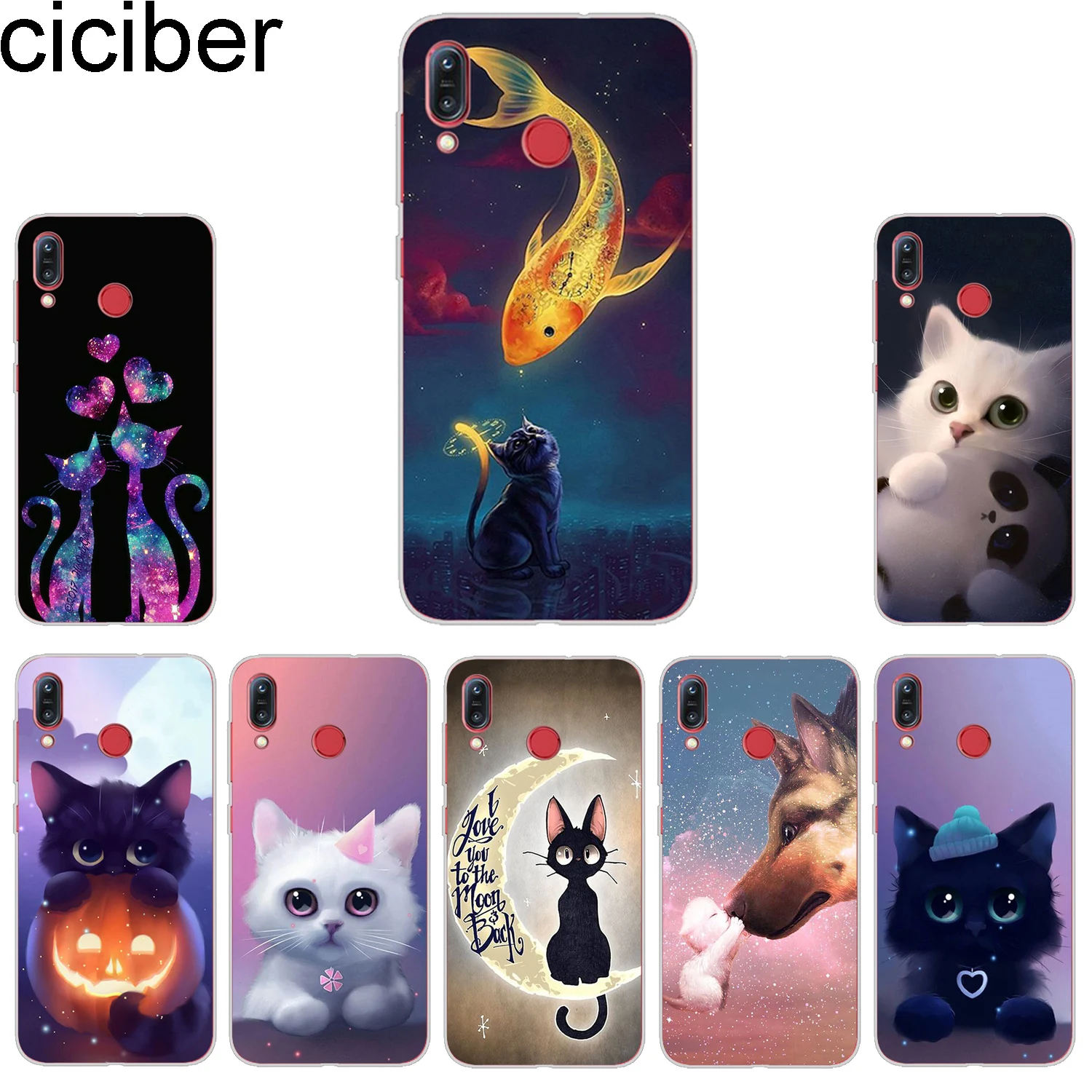 ciciber Phone Cases For ASUS Zenfone Max Pro (M1) (M2) Case Soft Back Cover ZB601KL ZB602KL ZB631KL ZB633KL ZB555KL Cat Funda |