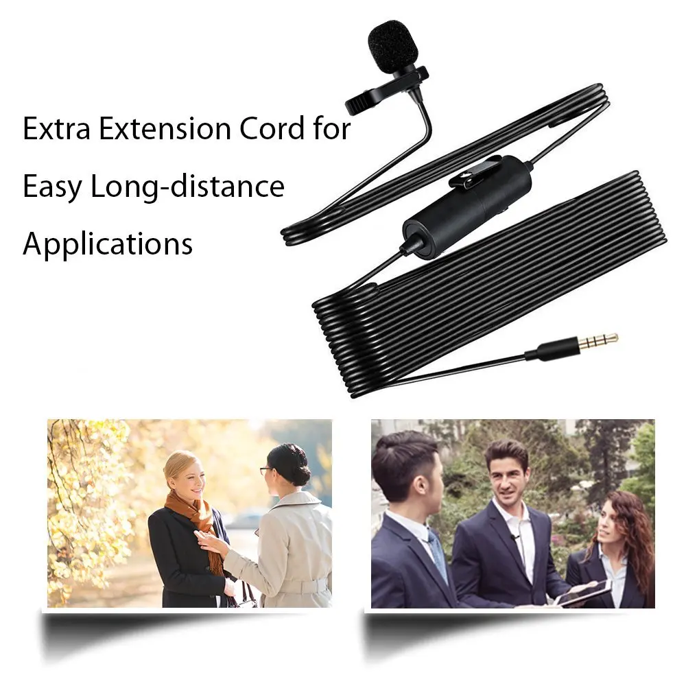 Ухуру 2016 Новинка петличный микрофон Hands Free клип на лацкане с всенаправленный