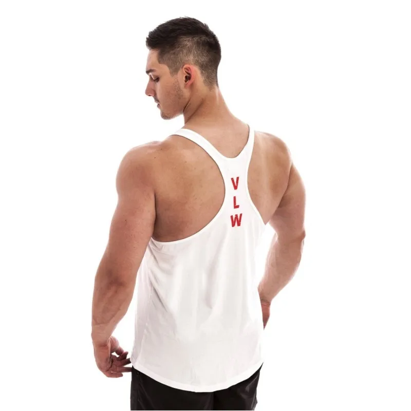 Спортивные костюмы мужские топы летние хлопковые облегающие майки одежда для