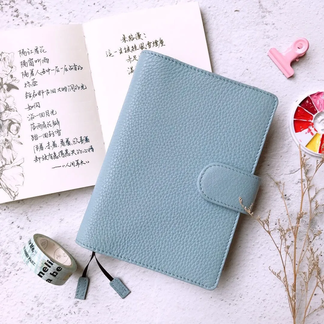 A Classic Genuine Leather Softcover Journal Cover For Hobonichi Paper Book A6 Free Shipping - Цвет: A