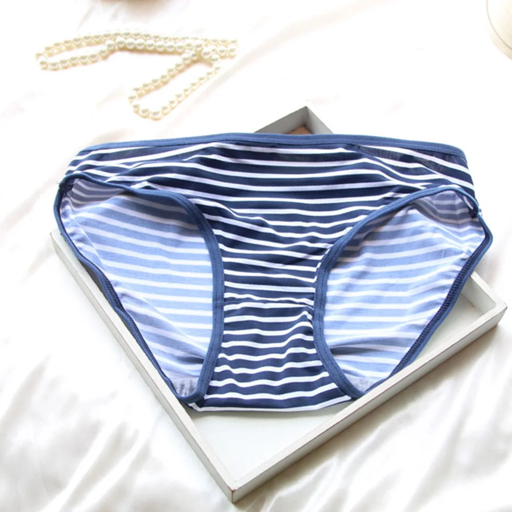Сексуальное женское нижнее белье с полосатым принтом мягкий пуш ап бюстгальтер