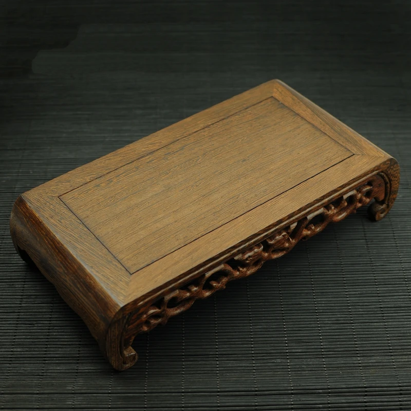 

PINNY Place Pedestal Solid Wood Chicken Wing Wooden Long Incense Incense Burner Base Will Not Crack Deform The Base