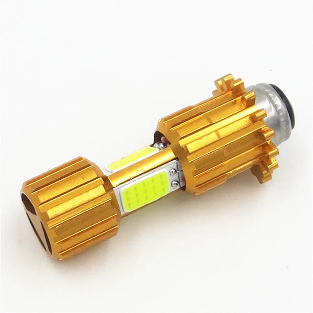 1 шт. H6M светодиодная фара для мотоцикла 3X COB LED PX15d P15D25 Hi/Lo лампа скутера|Передние