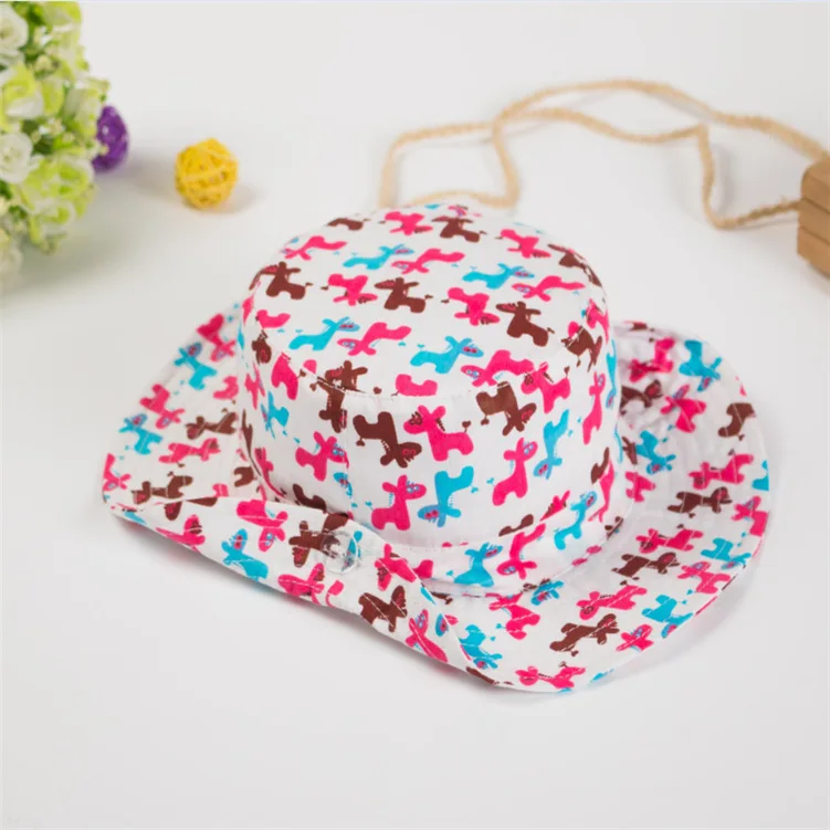 Children Fisherman Hat Boy Summer Sun Cap Girl Lovely Bucket Hats 50cm 54cm | Аксессуары для одежды