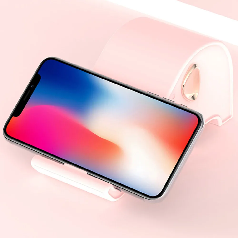 Беспроводное зарядное устройство Qi для iPhone X XS XR 8 Plus милая искусственная зарядка