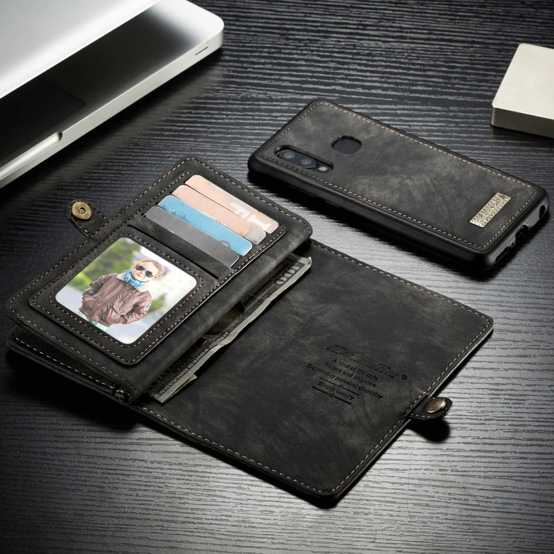 For Samsung Galaxy A20 A30 Case Leather Wallet Cover Phone Bag Case for Coque Samsung Galaxy A20 A205F A205 A 20 SM-A205F Case