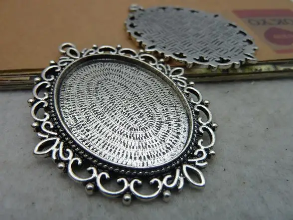 

Diy accessories vintage antique silver material base c2880 30* 40mm
