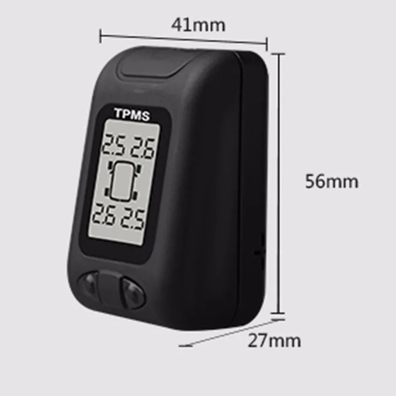 Встроенная перезаряжаемая Беспроводная TPMS автомобильная система контроля