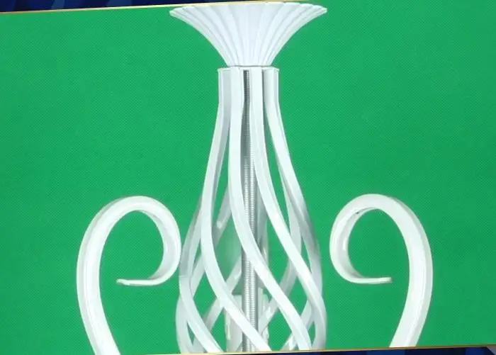 Белая кованая железная люстра винтажная кухонная Подвесная лампа ретро