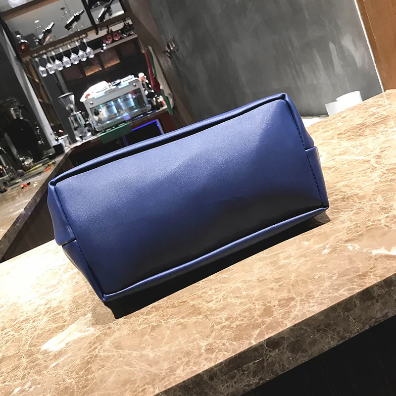 2018 new Fashion wild PU ladies handbag casual bump color shoulder bag girl personality large female Messenger | Багаж и сумки