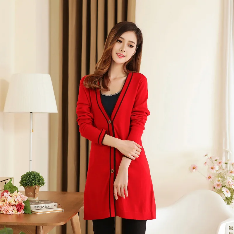 New Thin knit cardigan sweater new spring summer hollow loose shawl long women's thin coat |