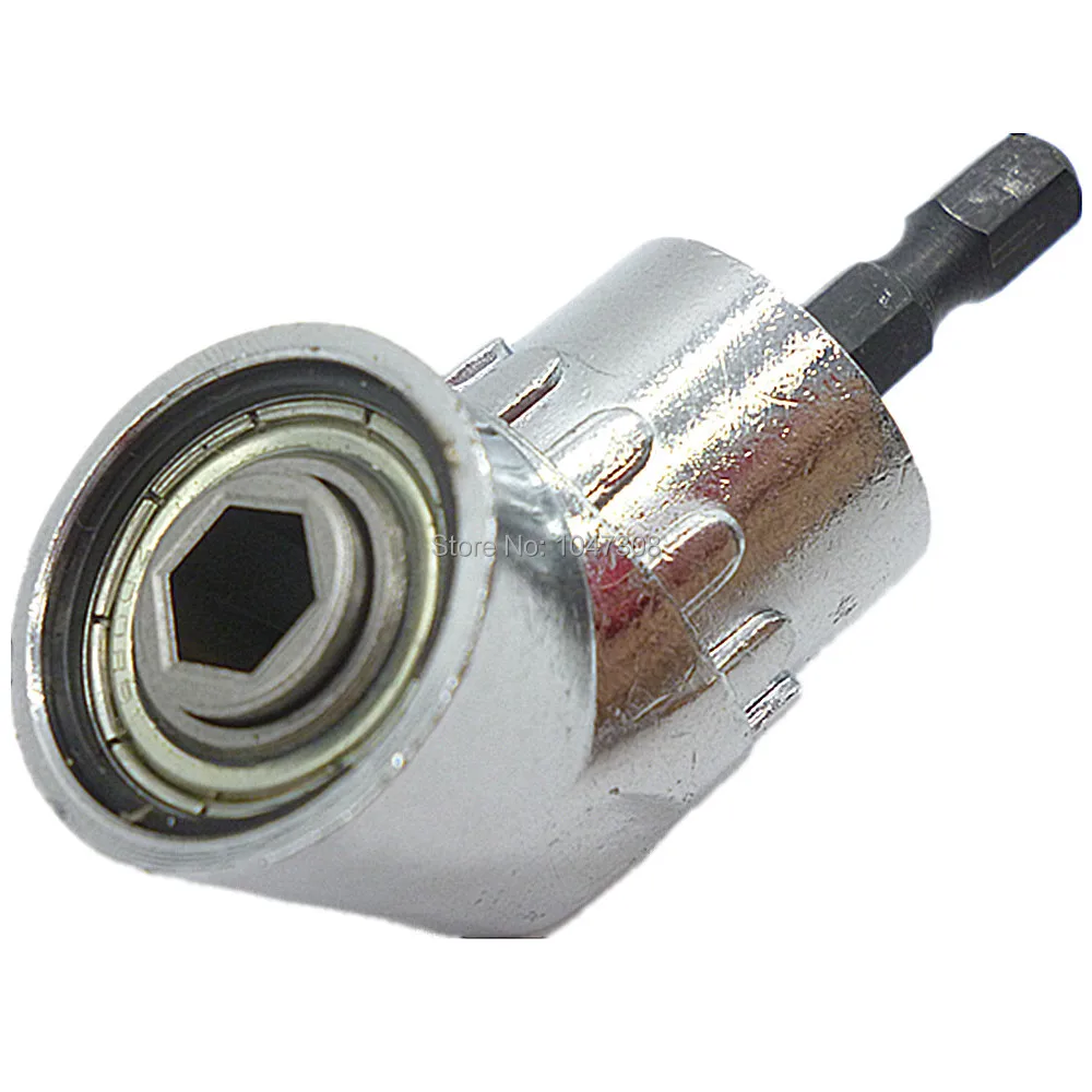 

1/4 Inch 105 Degree Adjustable Hexbit Angle Driver Electric Screwdriver Magnetic Bit Wrench Hex Bit 1/4" Drive Offset Attachment