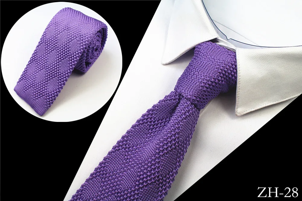 Новый модный мужской вязаный галстук GUSLESON тонкий дизайнерский галстук|necktie for