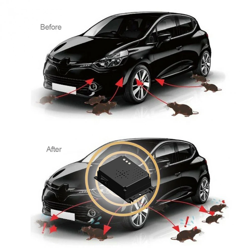 12V автомобиль крыс грызунов моль ультразвуковой репеллент автомобиля