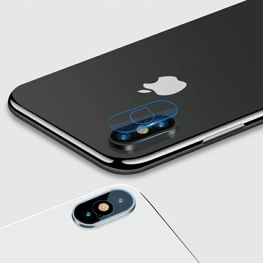 2 шт для iPhone Xs Max X XR Защитная пленка объектива камеры из мягкого закаленного