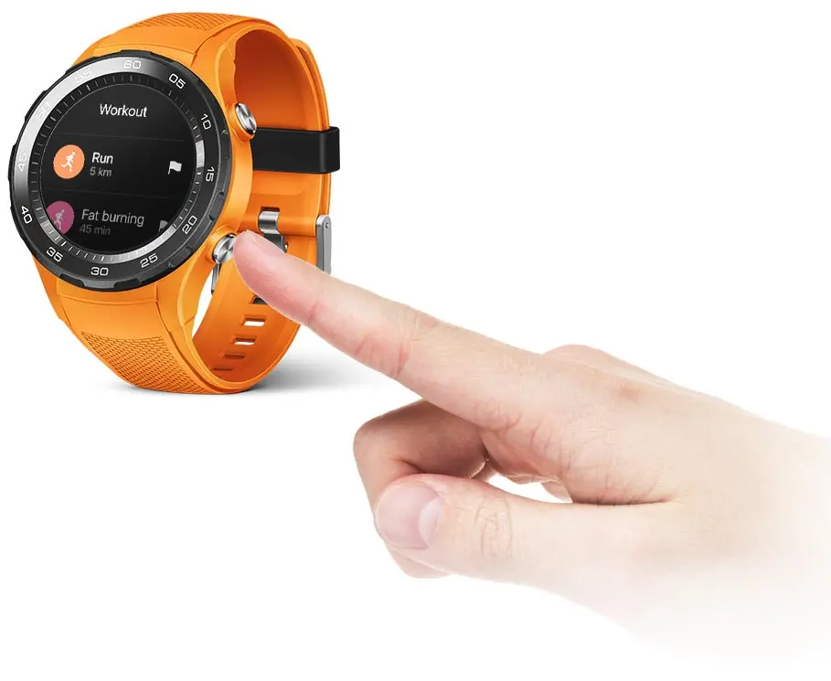 Оригинальные Смарт-часы HuaWei Watch 2 с поддержкой LTE 4G, трекер сердечного ритма для Android iOS IP68, Водонепроницаемый NFC GPS
