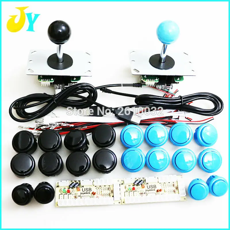 Аркадный джойстик DIY Kit Zero Delay Arcade USB энкодер для ПК Джойстик Sanwa аркадных игр +