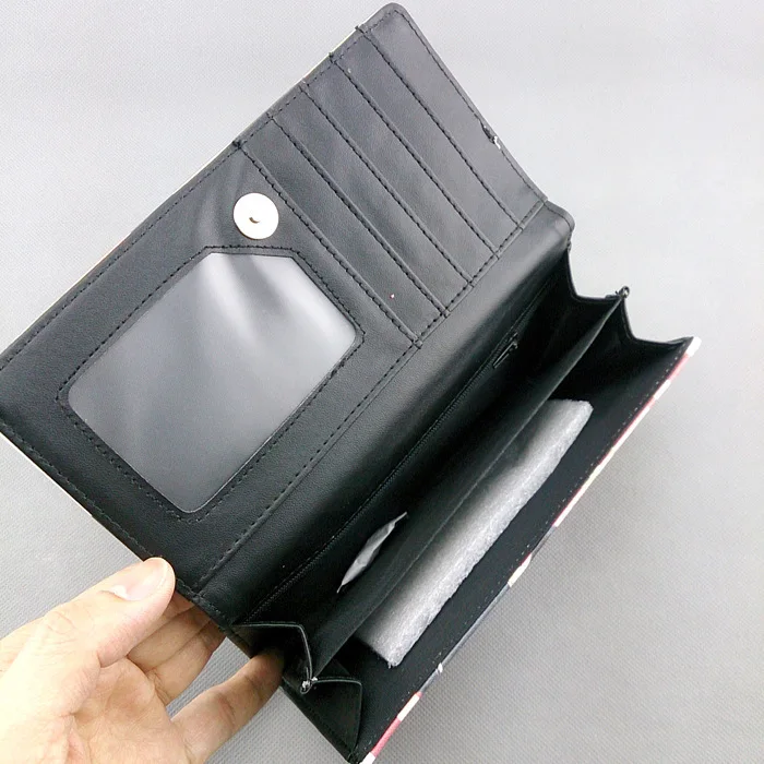 Длинный стильный PU кошелек с красочной печатью аниме атака на Титанов Eren/Mikasa |