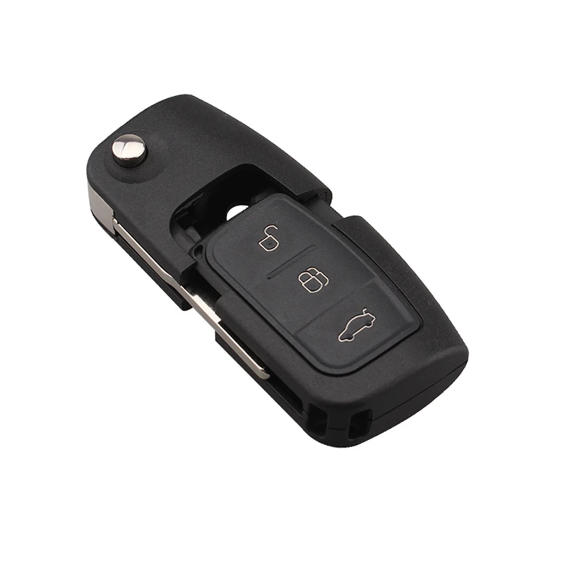 2 шт./лот 3 кнопки дистанционного ключа для FORD Car Mondeo Focus Fiesta C Max S Galaxy 433 МГц с чипом
