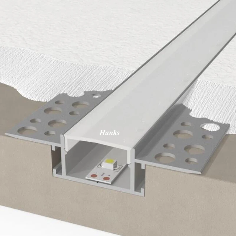 Алюминиевый профиль для гипсокартона 10 м (1 м/шт.)|aluminum channel|light channelrecessed strip lighting |