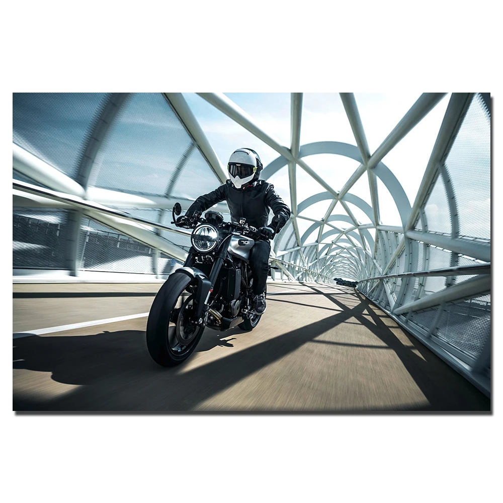 Husqvarna Vitpilen 701 плакат мотоцикл настенные картины рамка сделай сам Картина на