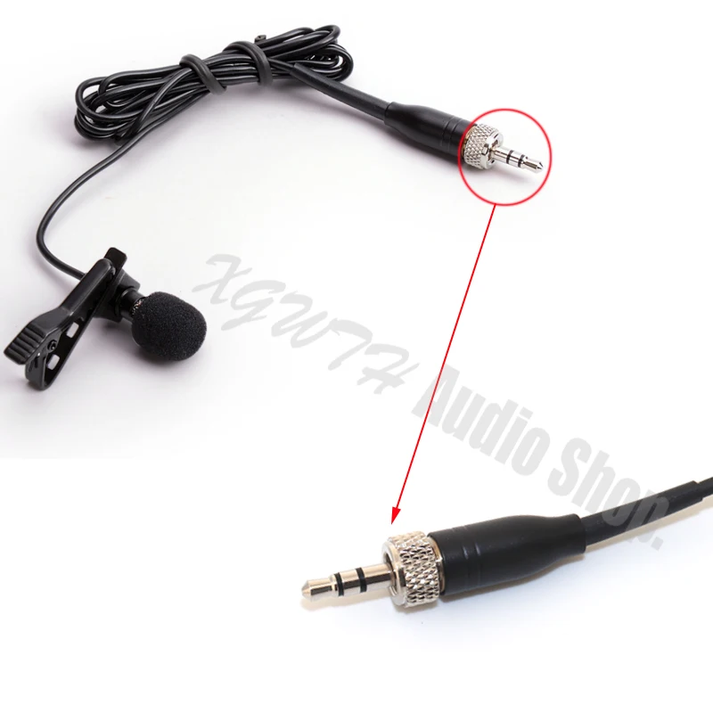 Кардиоидный конденсаторный микрофон Sennheiser Lavalier беспроводной с зажимом и