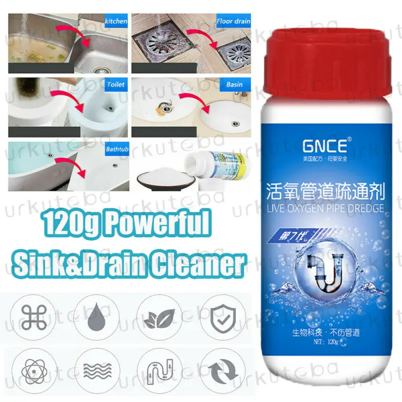 Мощный Очиститель для раковины и сливов портативный порошок домашней уборки