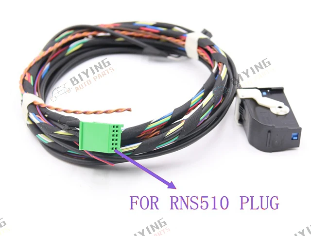 Для VW Bluetooth жгут проводов 8X0035447A для RCD510 RNS510 Tiguan GOLF Jetta Passat CC с микрофоном 8X0 035 447 A