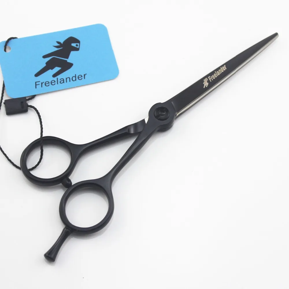 

Freelander 5.5 inch black personality hairdressing scissors barber shears flat shears