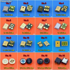 Микрофон ChengHaoRan для iPhone 4, 4S, 5, 5S, 5C, SE, 6, 6S Plus, Xiaomi Mi 2, 2S, 4, 4C, 4i, 5, Redmi Note 2, 3, 4, 5 шт.