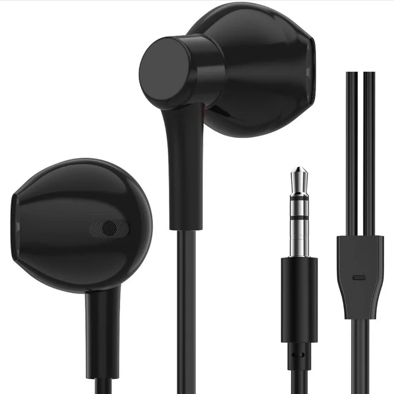 Бас Звук наушники в ухо спортивные без микрофона для xiaomi iPhone Samsung гарнитура fone de