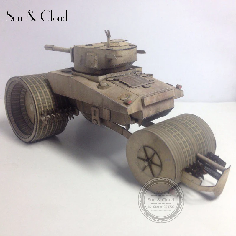 1:50 3D США M4 T10 минная очистка Танк Бумажная модель Вторая мировая война сборка