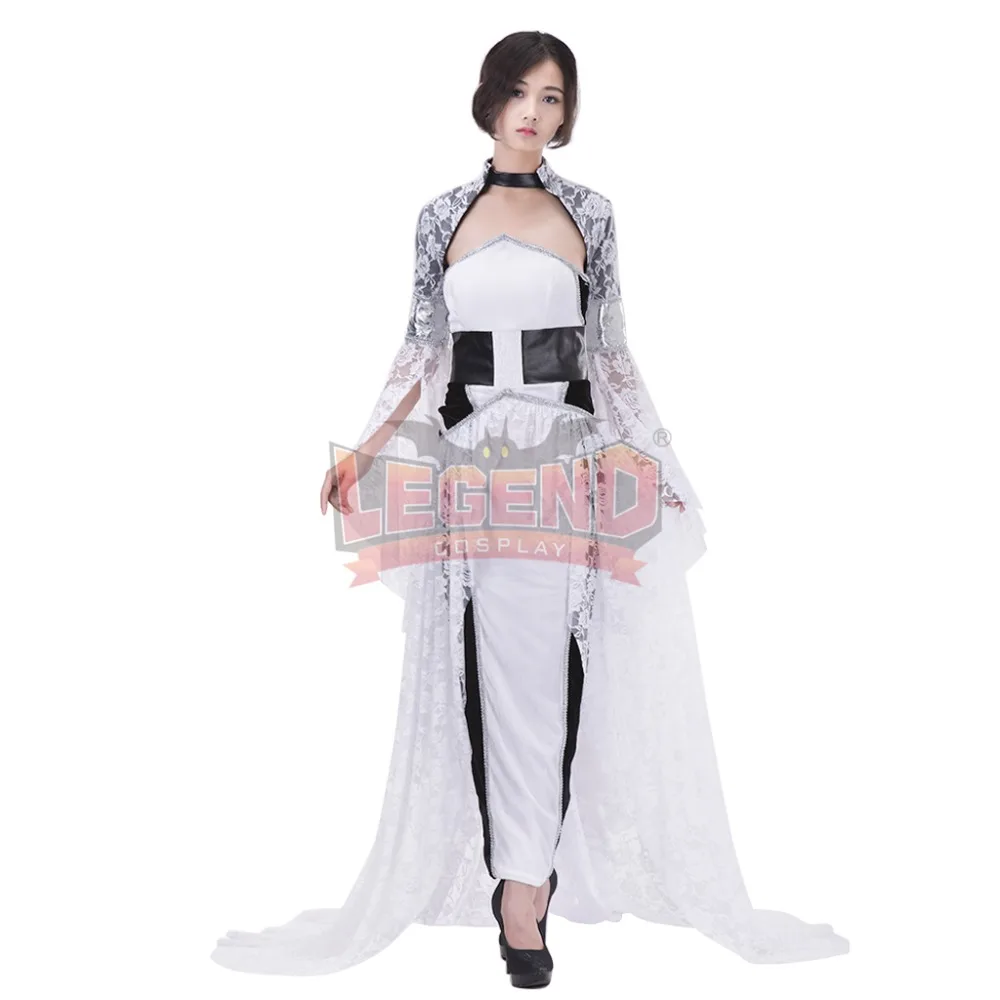 Косплей Легенда Final Fantasy XV FFXV FF15 Lunafreya Nox Fleuret Косплей Взрослый Костюм на заказ Хэллоуин женский костюм