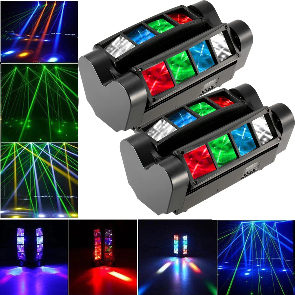 Движущаяся головка 90 Вт RGBW LED DMX512 звуковая активация автоматический бег
