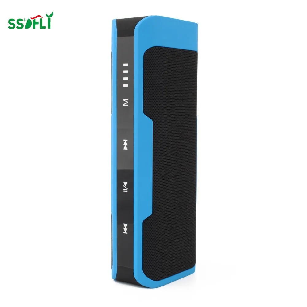 Ssdfly BT J6 Мини Bluetooth стерео портативный динамик звуковая коробка Mp3 сенсорный с fm