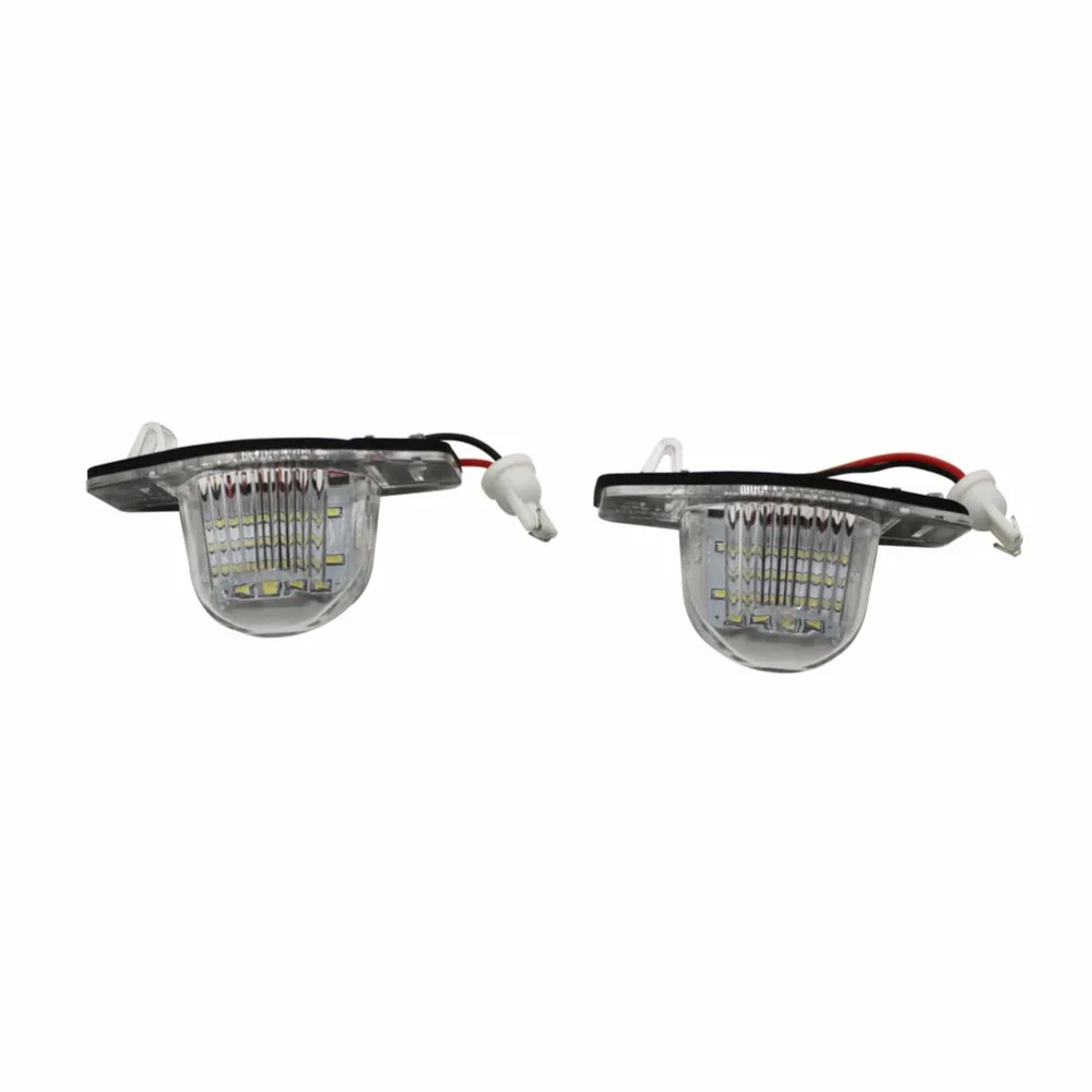 2x18 LED светильник без ошибок номерной знак лампы автомобильные аксессуары для