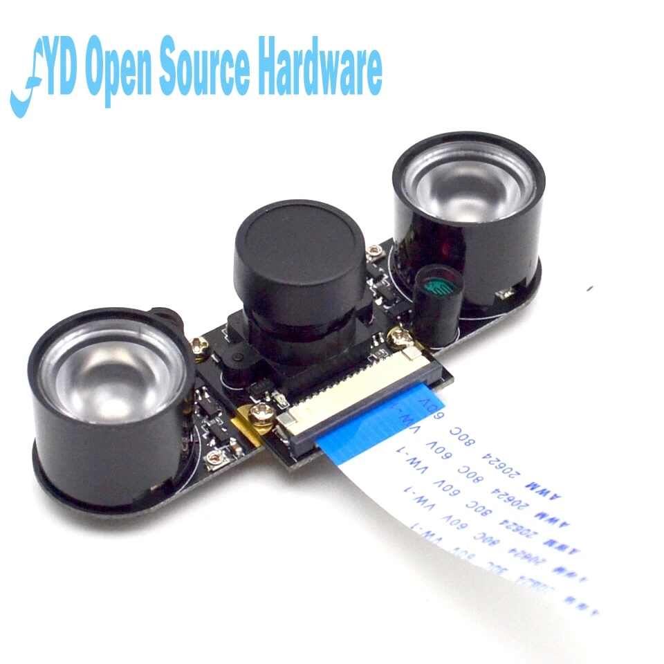 Raspberry pie широкий угол рыбий глаз камера комплект + LED Raspbery Pi инфракрасная лампа |