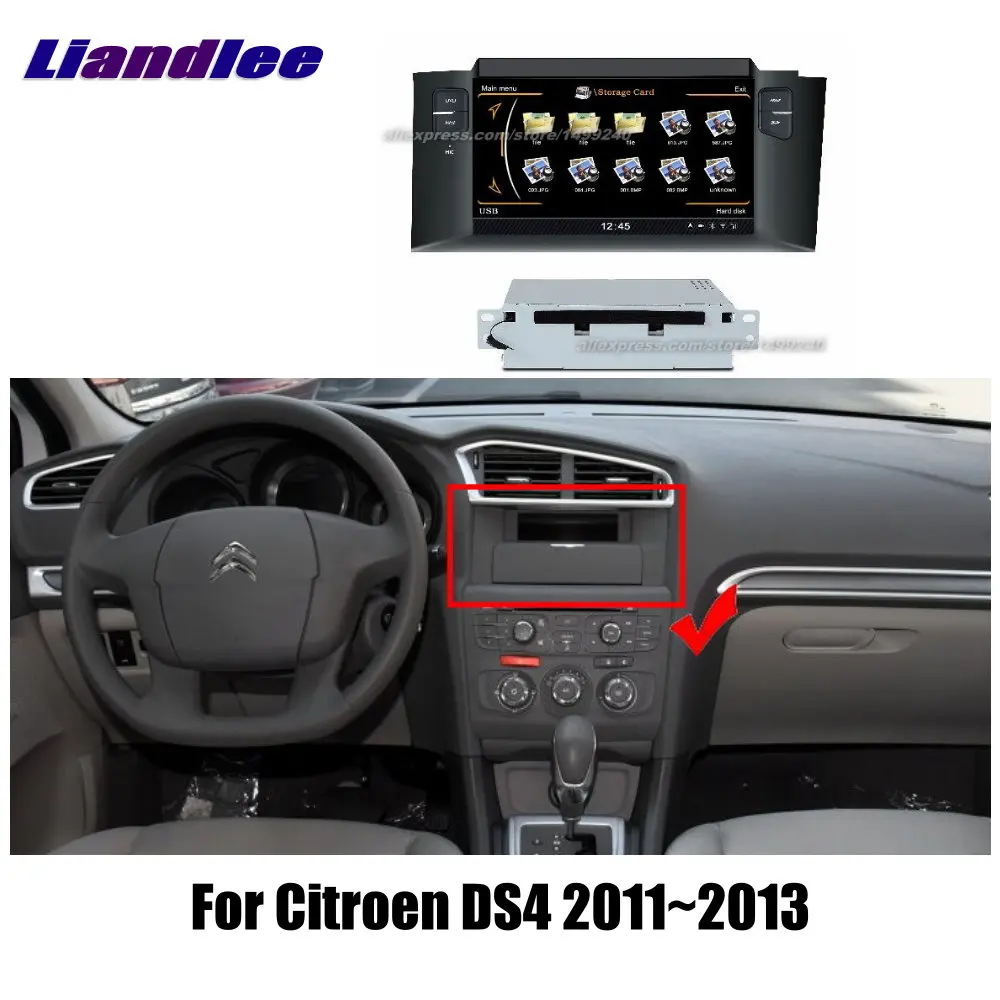 Автомагнитола Liandlee для Citroen DS4 2011 ~ 2013 Android радио плеер GPS NAVI карты HD сенсорный экран