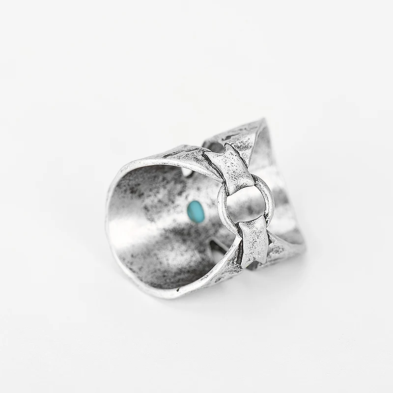 Женское Винтажное кольцо на палец античное золото широкое Бохо миди Женские