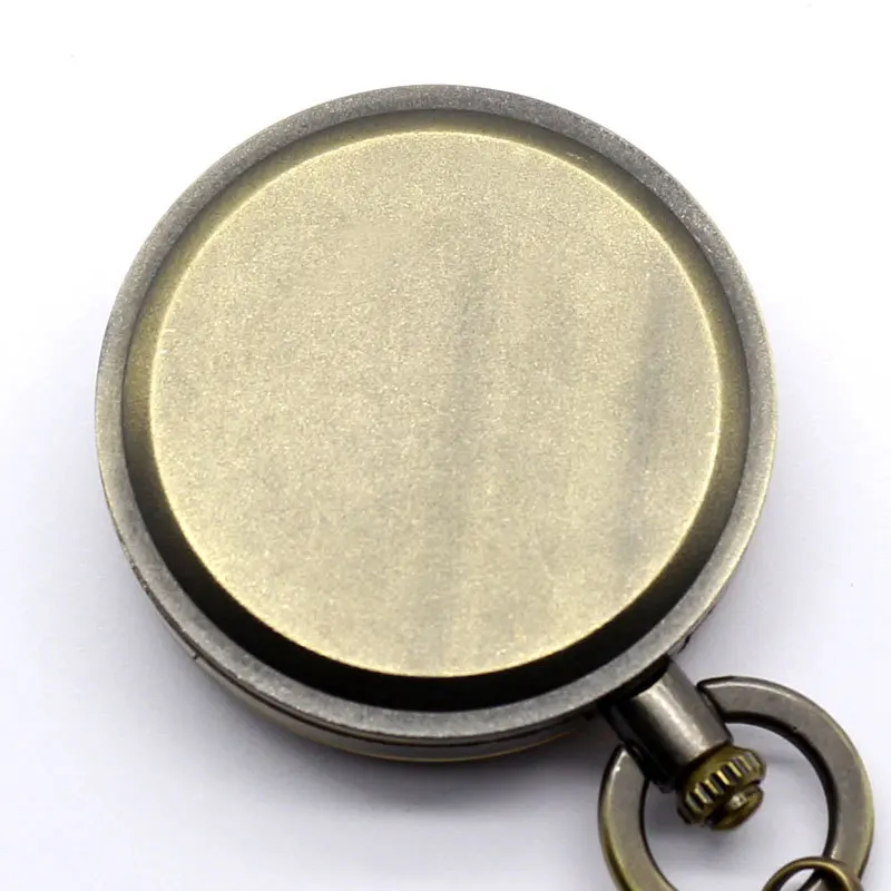 Винтажные Бронзовый мощный США темно синий USN кварцевые карманные часы для