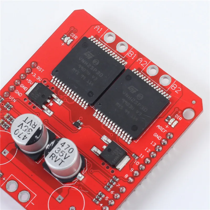 Новая версия Монстр мото щит vnh2sp30 30A Шаговые двигатели Драйвер платы вождения
