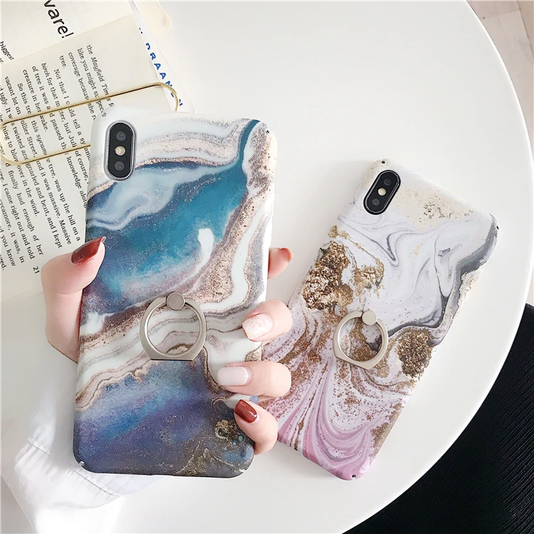 Модный Цветной мраморный чехол для телефона iphone X XR XSMAX 6 7 8 Plus классические