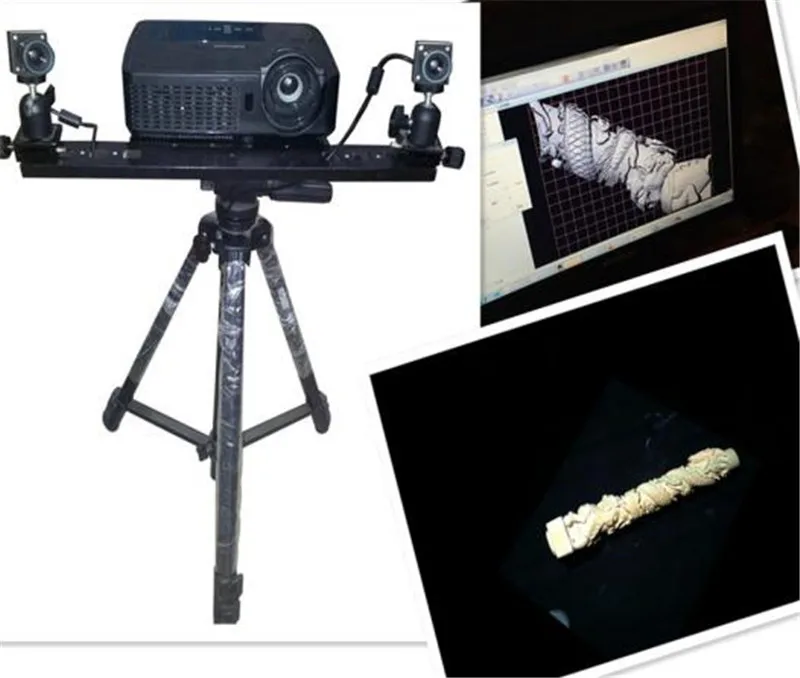 Промышленный 3D сканер Бесконтактный поверхности быстрая скорость сканирования