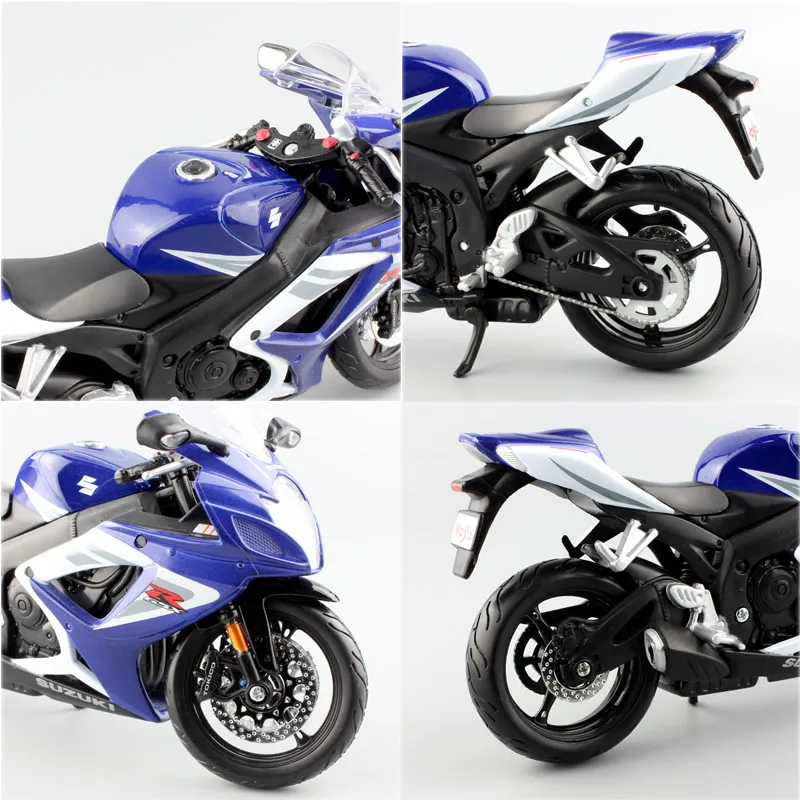 Masito Детские 1:12 Масштаб suzuki GSX R750 металлические Литые модели мотоцикла мини гоночный автомобиль спортивный Мотор велосипед Gixer двигатель детские игрушки